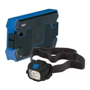 08367 Head Torch with Single Charging Pad - Draper