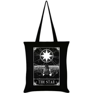 Deadly Tarot The Star Tote Bag (One Size) (Black/White) - Black/White
