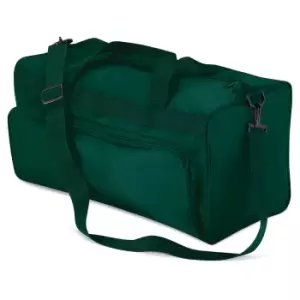 Quadra Duffle Holdall Travel Bag (34 Litres) (Pack of 2) (One Size) (Bottle Green)