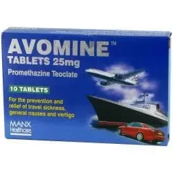 Avomine 25mg X 10 Tablets
