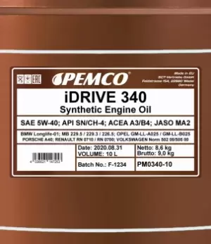 PEMCO Engine oil PM0340-10