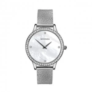 Sekonda Pearl And Silver Classical Watch - 40035