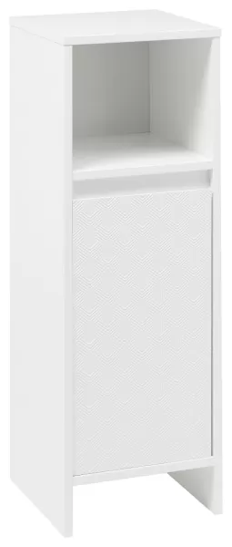 Lloyd Pascal Hana Single Door Floor Cabinet White