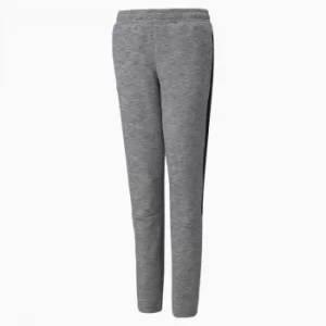 PUMA Evostripe Youth Pants, Medium Grey Heather, size 11-12 Youth, Clothing