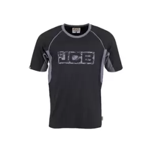 JCB Trade T-Shirt Black/Grey - Xl