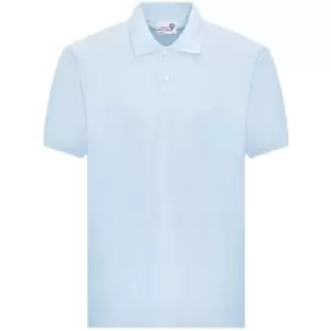 Awdis Boys Academy Pique Polo Shirt (S) (Sky Blue)
