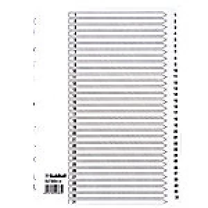Guildhall Mylar Dividers White A4 31 Part 1-31 Numbered Set