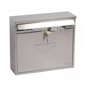 Phoenix Correo Front Loading Mail Box MB0118KS in Stainless Steel with