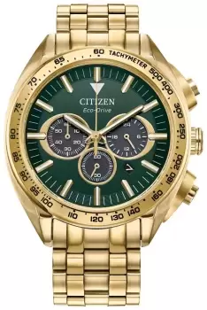 Citizen CA4542-59X Mens Chronograph Eco-Drive Green Watch