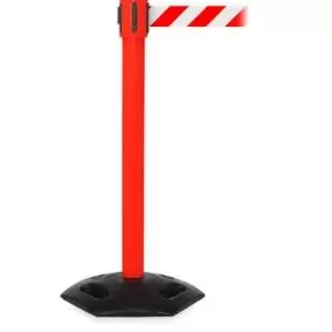 Obex Barriers Weatherproof Single Belt Barrier Belt Length mm 3400 Red