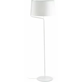 Faro Berni - 1 Light Floor Lamp White, E27