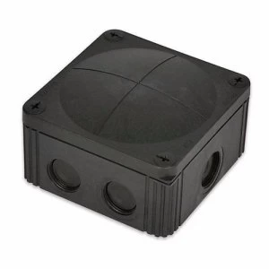 Wiska Combi 607/5 40A Black IP66 Weatherproof Junction Adaptable Box Enclosure With 5 Way Connector