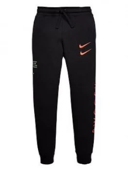 Nike Older Boys Swoosh Pant, Black, Size XL, 13-15 Years