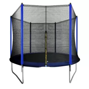Dellonda 10ft Heavy-Duty Outdoor Trampoline with Safety Enclosure Net DL68