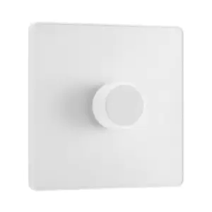 BG Evolve Pearl White Trailing Edge LED 200W Single Dimmer Switch 2-Way Push On/Off - PCDCL81W