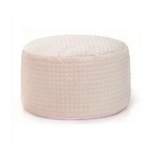 Kaikoo Round Drum Pouffe - Pink Blush