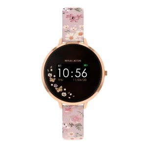 Reflex Active Series 3 Smartwatch with Pink Floral Strap