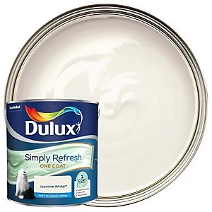 Dulux Simply Refresh One Coat Jasmine White Matt Emulsion Paint 2.5L