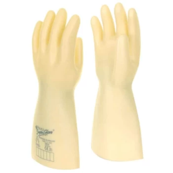 Electrician Gauntlet Class 0 White - Size 9