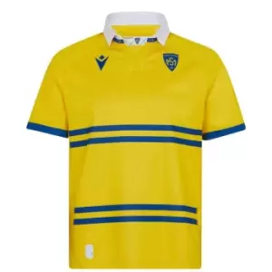 Macron Auvergne 2022 Home Rugby Jersey Mens - Yellow