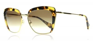 Miu Miu 52QS Sunglasses Gold / Tortoise 7S00A6 53mm