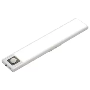 Culina Rechargeable LED 200mm Under Cabinet Light 1W Cool White Opal and Silver