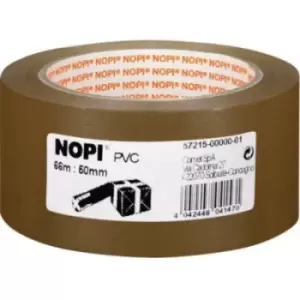 Nopi 57215-00000 Packaging tape Nopi Brown (L x W) 66 m x 50 mm