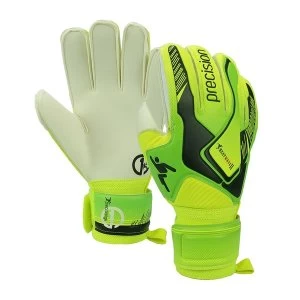 Precision Junior Heatwave II GK Gloves Lime - Size 2