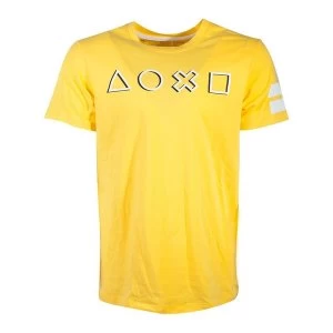 Sony - Icons Mens Small T-Shirt - Yellow