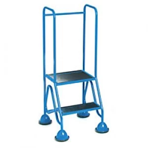 FORT Mobile Ladder 2 Steps Blue Capacity: 150 kg