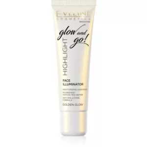 Eveline Cosmetics Glow & Go Liquid Highlighter Shade 01 Golden Glow 20 ml