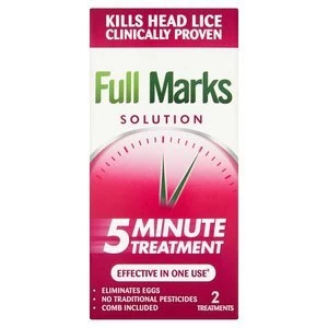 Full Marks Head Lice Solution 100ml + Nit Comb