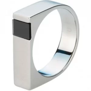 Mens STORM Stainless Steel Jaxton Ring Size S