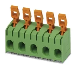 Phoenix Contact Plh 16/5-15 Terminal Block, Wire To Brd, 5Pos, 4Awg