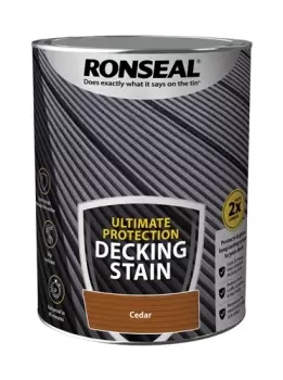Ronseal Ultimate Protection Decking Stain Cedar 5L