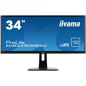 iiyama ProLite 34" XUB3490WQSU Quad HD IPS LED Monitor