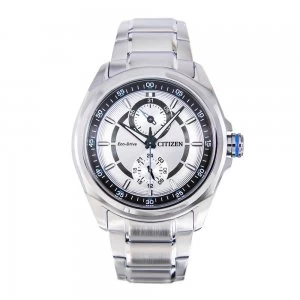Citizen Eco-Drive Mens Stainless Steel Watch BU3000-55A