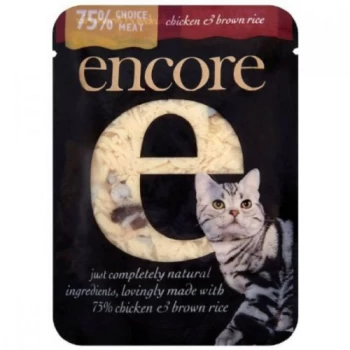 Encore Cat Food - Chicken & Brown Rice (Pouch) - 70g x 16