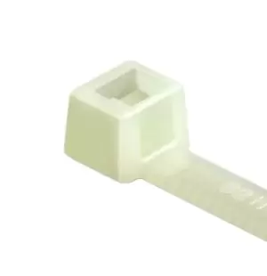 HellermannTyton Natural Cable Tie Nylon Releasable, 150mm x 4.6 mm