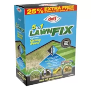 Doff 5 in 1 Lawn Fix + Grass Seed 2.25kg