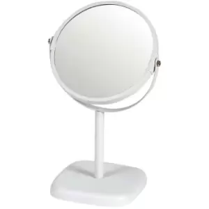 Showerdrape - Capri 2x Magnification Double Sided Vanity Table Mirror - White