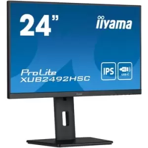 iiyama ProLite XUB2492HSC-B5 LED display 61cm (24") 1920 x 1080 pixels Full HD Black