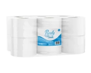 Mini Jumbo Toilet Roll 2 Ply Recycled 150 m Pack 12 PS1130