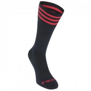 ONeills Football Bar Socks Ladies - Navy/Pink