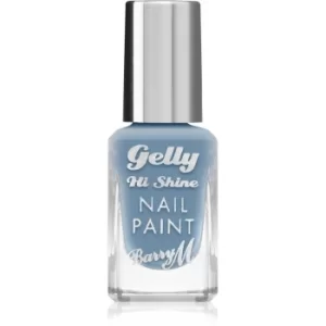 Barry M Gelly Hi Shine Nail Polish Shade Bluebell 10ml