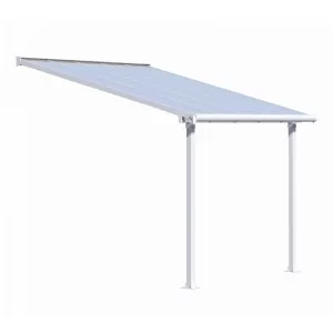 Palram Olympia Patio Cover 3m x 3.05m - White Clear