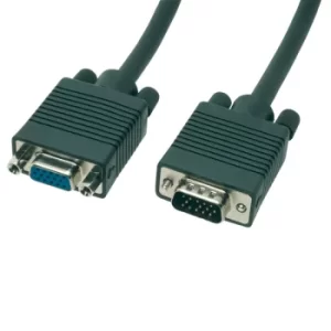 TruConnect BLK High Quality Svga Cable Male-female 2m