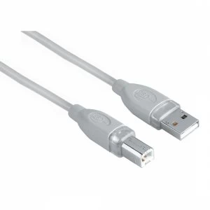 Hama Shielded USB 2.0 Cable Grey 1.80 m