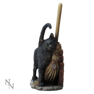 A Brush with Magick Cat Statue