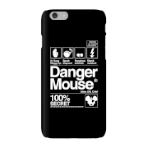 Danger Mouse 100% Secret Phone Case for iPhone and Android - iPhone 6 - Snap Case - Matte